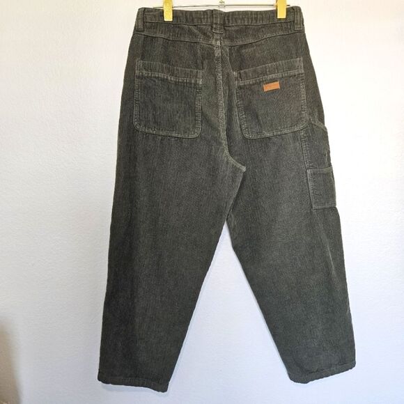 Monet Skateboards | Clipper Olive Dark Green Corduroy Skate Pants, Mens 30 - Picture 5 of 10